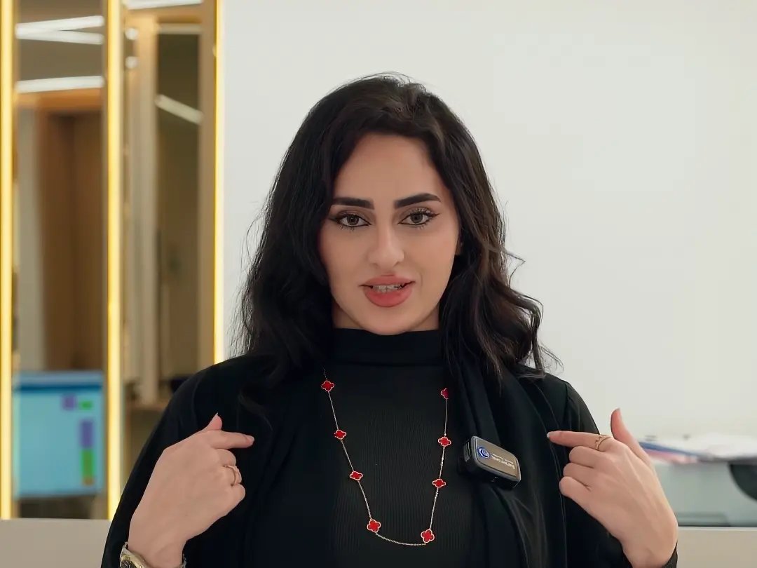 Clinic video production in Dubai: a still from Pearl Smile footage