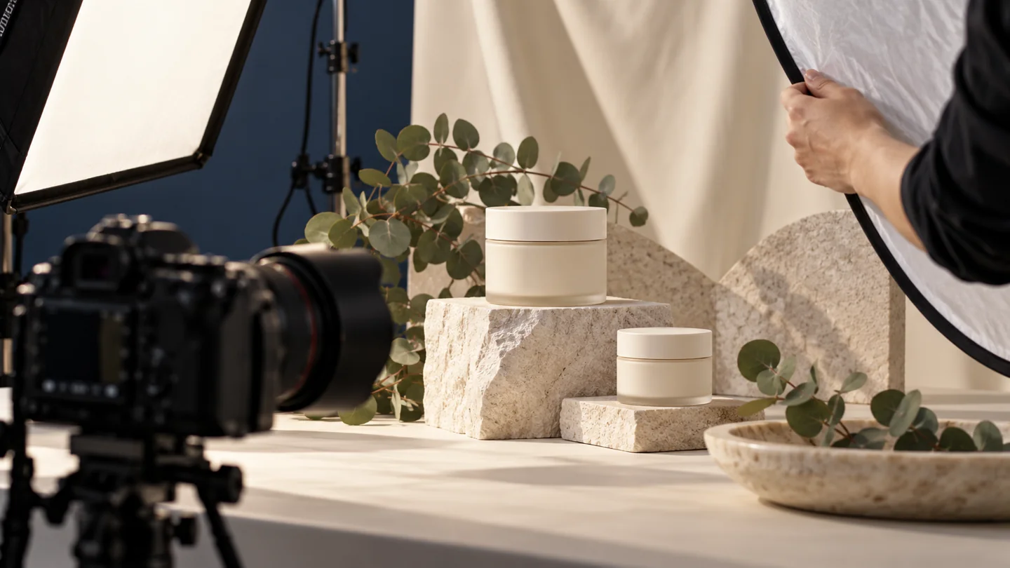 product photography in Dubai: illustrative planning scene